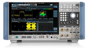 Signal- and Spectrum Analyzer 2 Hz to 43 GHz, -153 dBm to 30 dBm Resolution bandwidth 1 Hz to 10 MHz Touch screen