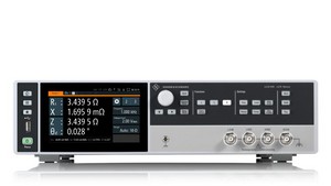 LCR meter, meas. frequency up to 300 kHz test signals up to 10 V / 200 mA, bias: current intern, voltage int./ext., RDC and transformer measurements, USB/LAN interface
