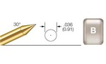 TEGAM Inc. MKP-B Pin Kit, 4 Per Pack, Spear Tip