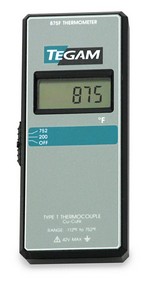 TEGAM Inc. 875F Economical Thermocouple Thermometer °F (Type T)
