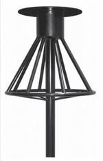 Telewave.io ANT260K Antenna Discone - LMR 2-Way Land Aviation Marine - 75-3000 MHZ 0 dBd - 500 Watt Max - Mount Base or Ship - Polarization Single Vertical - Pattern Omni - Wideband ATC - Connector N-M - Color Black