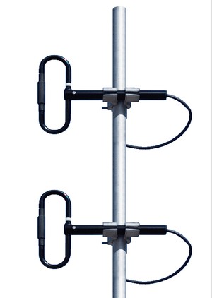 Antenna Dipole - LMR 2-Way Land Aviation Marine - 406-512 MHZ 3 dBd - 500 Watt Max - Mount Base or Ship - Polarization Single Vertical - Pattern Directional Adjustable - Connector N-M