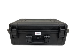 Carry Case Rugged w/ Handle - Fitted Internal Padding - Adjustable/Closeable Pressure Equalization Vent - Two Padlock Hasp Sets - Mechanical Shock Resistant