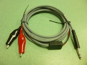 8-ft. Bantam to Alligator Clip (prior p/n also 1690-014-01), Halcyon Test Set
