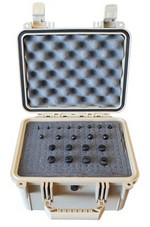 Zetec, Inc. RTP-KIT01 Carrying Case & 21 RTP Rotating Bolt Hole Probes. Use with MIZ-21C's ZM-5 Rotating Scanner. 4 pin Fischer Connector. Probe sizes run in 1/32