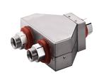 JULABO USA Inc. 8890132 Twin distributing adapter M30x1.5, isolated, 1x M30x1.5 female to 2x M30x1.5 male, eah
