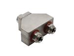 JULABO USA Inc. 8890134 Twin distributing adapter M38x1.5, isolated, 1x M38x1.5 female to 2x M38x1.5 male, each