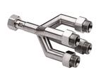 JULABO USA Inc. 8890143 Quad distributing adapter M30x1.5, 1x M30x1.5 female to 4x M30x1.5 male,each
