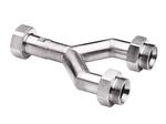 JULABO USA Inc. 8890144 Twin distributing adapter M38x1.5, 1x M38x1.5 female to 2x M38x1.5 male, each