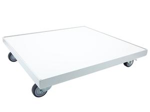 Castor platform with locking wheels