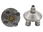 JULABO USA Inc. 8970520 Quad distributing adapters, M16x1 female to 5x M16x1 male fittings, with barbed fittings for tubing 8 or 12 mm / 1/2