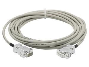 RS232 interface cable, 5.0 m, null modem
