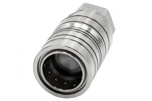 Self-sealing coupling M24x1.5 male, FKM, (-20+200 °C), requires 8980713 to make a pair