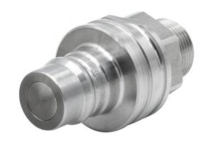 Self-sealing adapter M16x1 male, FFKM (-45+200 °C), requires 8980714 to make a pair