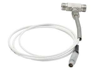 M+R in-line Pt100 sensor, 1.5 m cable, M16x1 male fittings with hose barb connections (barb connections are removable). For use with JULABO systems having external Pt100 capability.