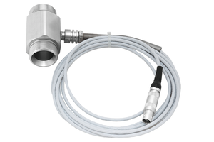 M+R in-line Pt100 sensor, 1.5 m cable, M30x1.5 male fittings with hose barb connections (barb connections are removable). For use with JULABO systems having external Pt100 capability.