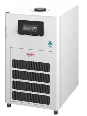 VALEGRO 801H natural refrigerant chiller, 800W cooling power, 1kW heater, -20 to +85 °C range, R290 refrigerant, adjustable 1.1-bar pump, M16x1 threaded pump fittings with 8mm and 12mm hose barbs