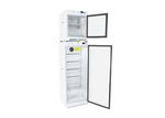 K2 Scientific, LLC K202GDR-K210SDF STACKED 2 Cu. Ft. Glass Door Refrigerator & 10 Cu. Ft. Solid Door Freezer
