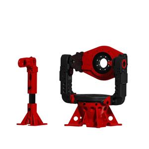 Modular horizontal/vertical antenna positioner for mmWave and sub-THz antenna and radar testing, with third axis controller (X-Pol), for discrete motorized polarization positioning. Different models for different DUT width up to 38cm/15.
