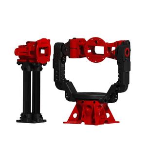 Modular HV positioner for sub-THz 3D antenna testing. The integrated frequency extender mounts allow for direct waveguide interface to the DUT and to the probe. Mounts to Eravant compact VNA extender (Tx only or Rx only)