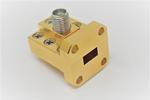Millimeter Wave Products, Inc. 410K-425-SMAM K-band Waveguide to coax adapter, Right Angle, 18-26 GHz, WR-42 to SMA(M)