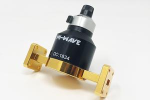 Vairable Attenuator: Ka Band, 26.5 to 40 GHz, 0-30 dB, WR-28 Waveguide, UG-599/U Flanges