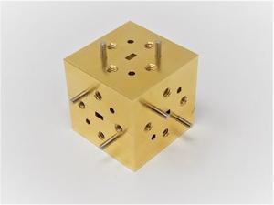 WR-12; 60-90 Ghz Magic Tee/2 Way Power Divider; E-band