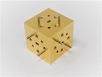 Millimeter Wave Products, Inc. 635E-387 WR-12; 60-90 Ghz Magic Tee/2 Way Power Divider; E-band