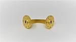 Millimeter Wave Products, Inc. 660B-383 90° E-Plane Bend: Q Band, 33 to 50 GHz, 90° Bend Radius, WR-22 Waveguide, UG-383/U Flanges