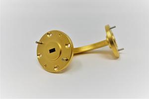 90° H-Plane Bend: Q Band, 33 to 50 GHz..