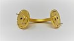 Millimeter Wave Products, Inc. 670E-387 90° H-Plane Bend: E Band, 60 to 90 GHz, 90° Bend Radius, WR-12 Waveguide, UG-387/U Flanges
