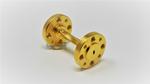 Millimeter Wave Products, Inc. 681W-RH-387 90° Twist: W Band, 75 to 110 GHz, Right Hand, WR-10 Waveguide, UG-387/U-M Flanges
