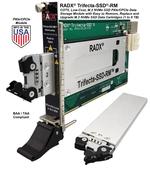 RADX Technologies, Inc. PXIe-SSD-1M.2R-8TB Trifecta PXIe-SSD-R COTS, 1-Slot, PXIe Data Storage Module with Removable & Replaceable 8TB M.2 NVMe SSD Data Cartridge. PCIe G3 x4 I/F, up to ~3.5 GB/Sec Seq. R/W Perf & 5.6+ PBW Write Endurance. Add'l 1, 2, 4 & 8TB Data Cartridges Sold Separately.