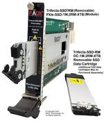 RADX Technologies, Inc. PXIe-SSD-1M.2RM-8TB-SB2 Trifecta-SSD-RM COTS, 1-Slot, PXIe Data Storage Module with Removable & Replaceable 8TB M.2 NVMe SSD Data Cartridge. PCIe G3 x4 I/F, up to ~3.5/3.5 GB/Sec Seq. R/W Perf & 5.6 PBW Endurance. Add'l 1, 2, 4 & 8TB Data Cartridges Sold Separately.