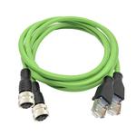 TREND Networks North America R151058 2 x RJ45 to M12 D coded 1m adapter cable
