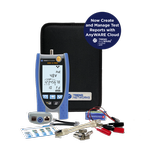 TREND Networks North America R158005 VDV II Pro Voice / Data / Video Cable Verifier with AnyWARE Cloud connectivity using the free AnyWARE Cloud mobile app. measures length, distance to open & short with TDR. 10M/100M/1G/2.5G/5G/10G Ethernet port speed detection. Includes 1 x tester, 1 x...