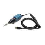 TREND Networks North America R230002 Fiber Inspection Probe with universal adapter for 2.5mm PC patchcord tips and soft pouch for OTDR II